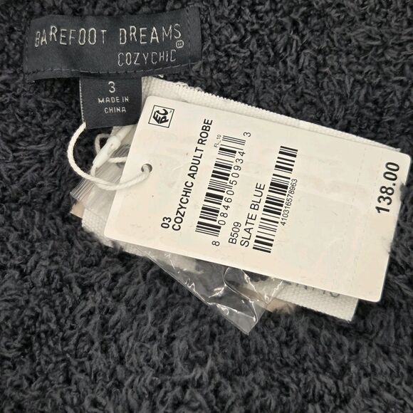 Barefoot Dreams Unisex CozyChic Long Bathrobe Robe Size 3 Soft Cozycore Bath - Picture 4 of 9